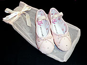 Very special sparkly ballet shoes make wonderful Christmas gifts.
