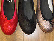 Childrens party shoes for the party season at Dancers Boutique.