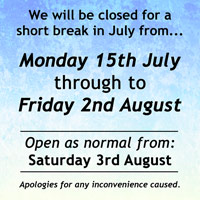 Change to opening hours this July 2024 for Dancers Boutique. See below for normal opening hours.