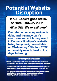 If our website goes offline
on 16th February 2022...  All is OK!  We're still here!