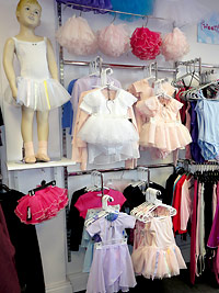 ballet leotards, ballet skirts, tutus and ballet dresses for children.
