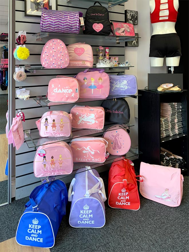 Shop Local for all manner of Dance Bags in the UK including Large dance bags, Small dance bags, Dance Shoe Bags, Ballet bags, Girls ballet bags, Dance bags for boys.