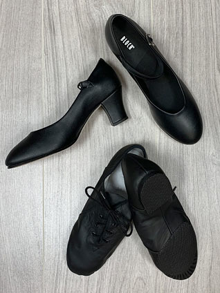 heeled character shoes, bloch jazz shoes, high heeled new yorkers, new yorkers, cabaret shoes